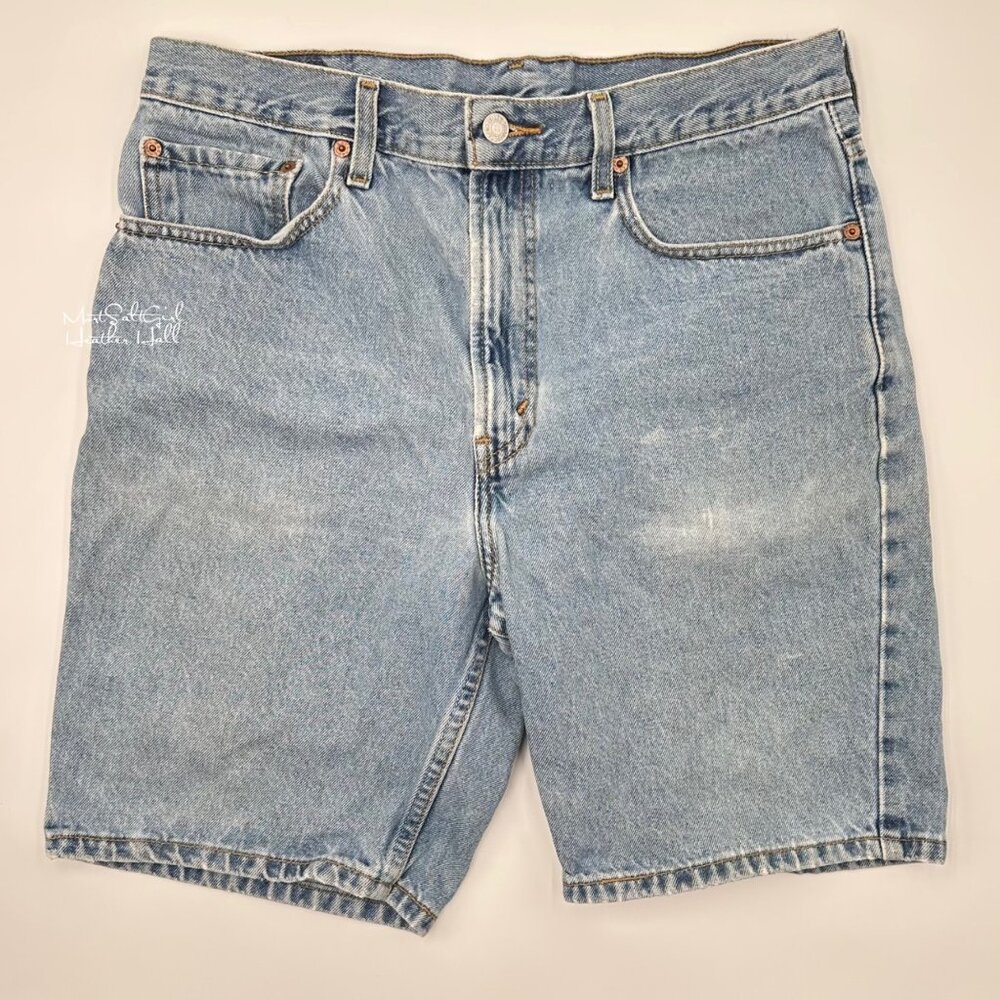 Vintage 1990's Levi's 505 Regular Fit Denim Shorts Size 34 Men's